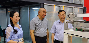 江苏汤姆集团热烈欢迎儒林镇党委孙国林书记等一行领导的莅临考察